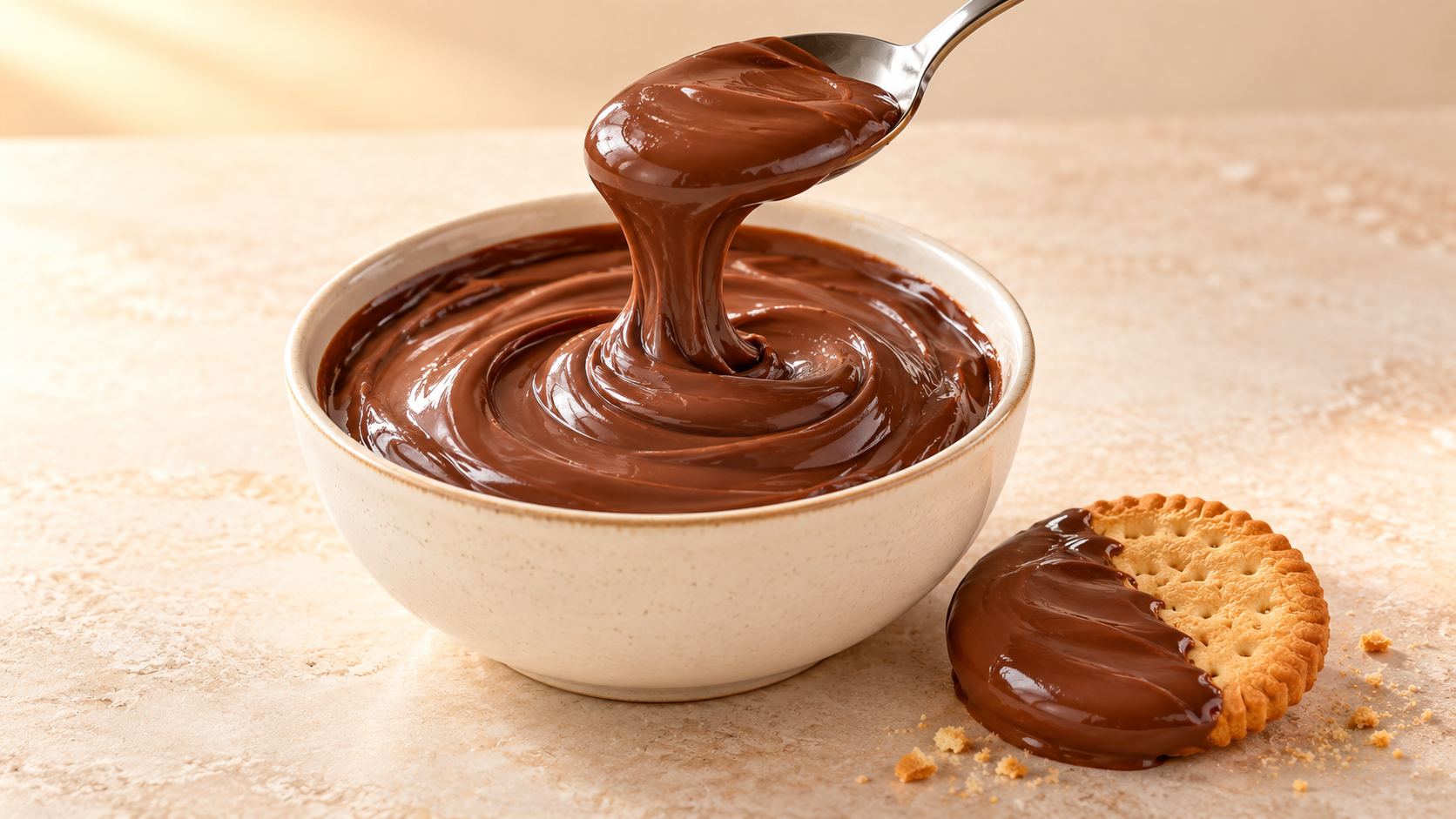 Plain Choco Dip for commercial food production
